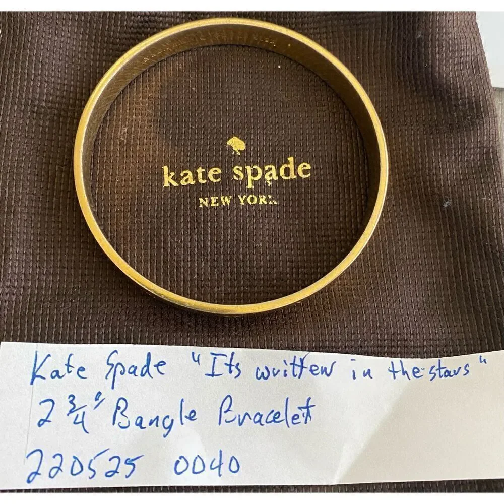 HT# Kate Spade “ it’s written in the stars” Bangle bracelet - Picture 10 of 11